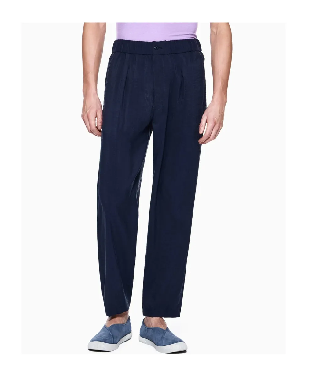 Button-Front Casual Pants