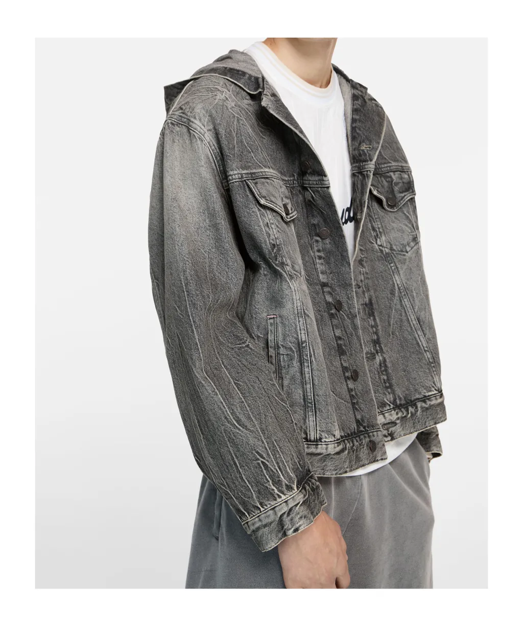 Acne Studios Hooded Denim Jacket