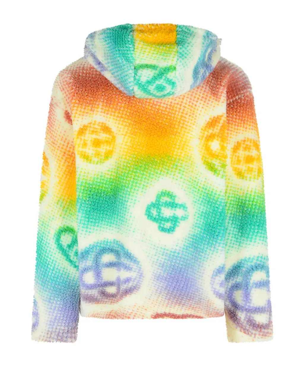 Casablanca Monogram Zip-Up Hooded Jacket