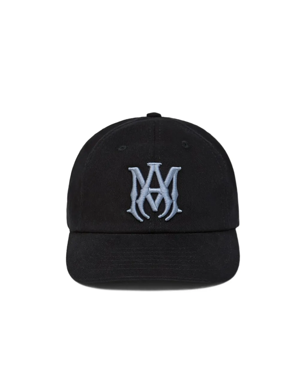 Ma Embroidered Denim Cap