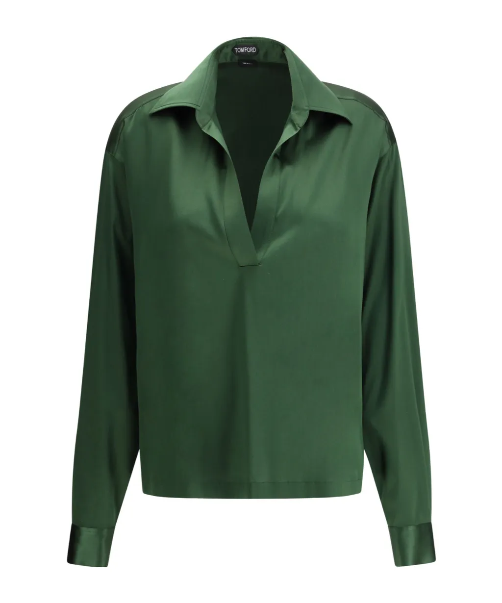 Tom Ford V-Neck Long Sleeved Top