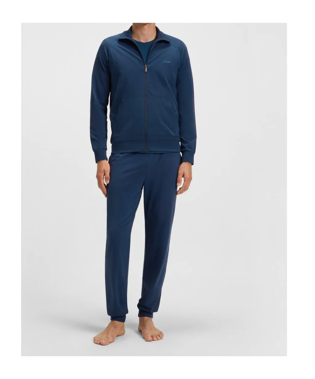 Long-Sleeved Zip-Up Sweatshirt