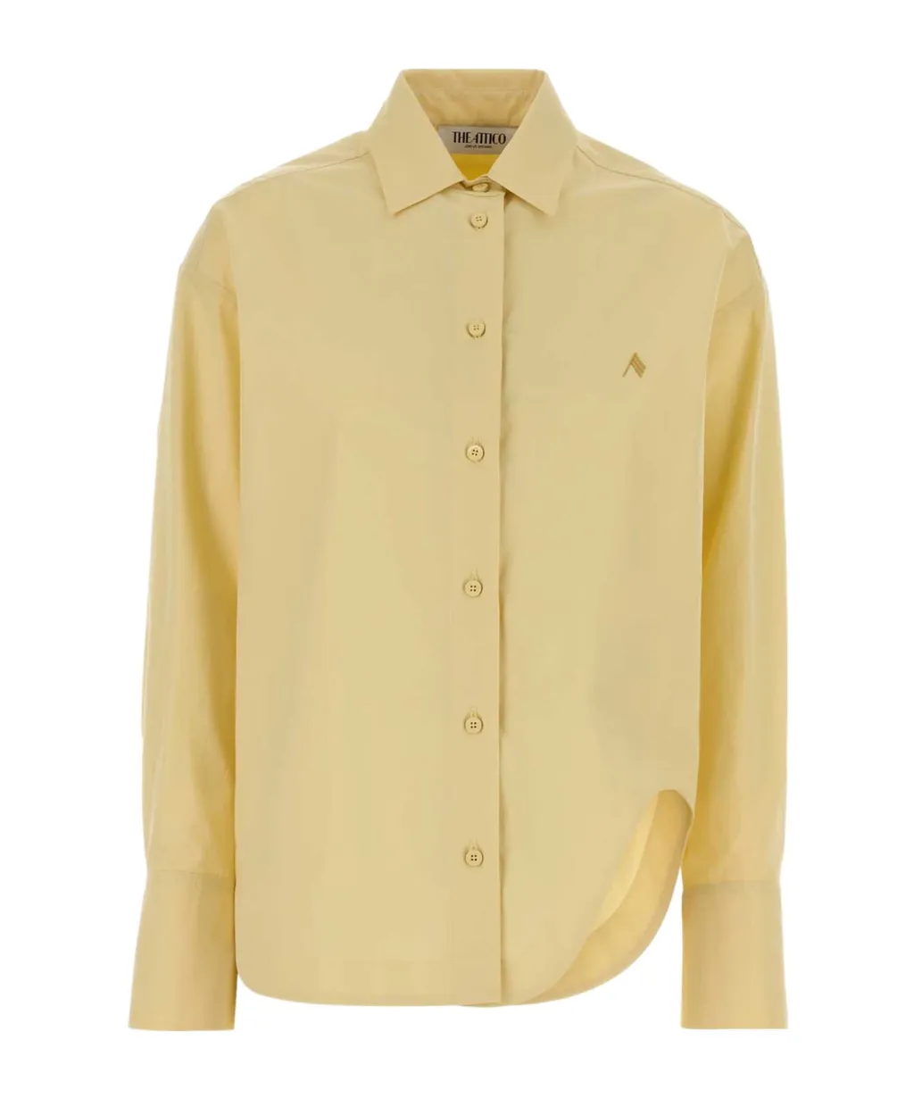 The Attico Logo Embroidered Shirt