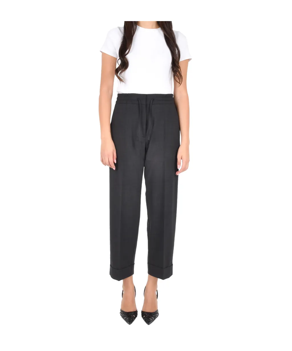 P.A.R.O.S.H. Turn-Up Hem Tailored Pants