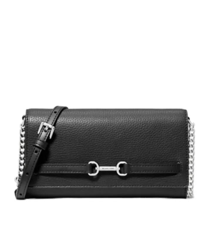 Carson Large Pebbled Leather Convertible Crossbody Bag