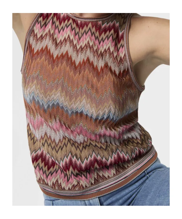 Chevron-Pattern Top