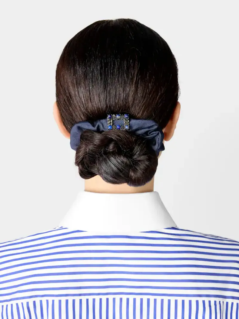 Roger Vivier Embellished Scrunchie