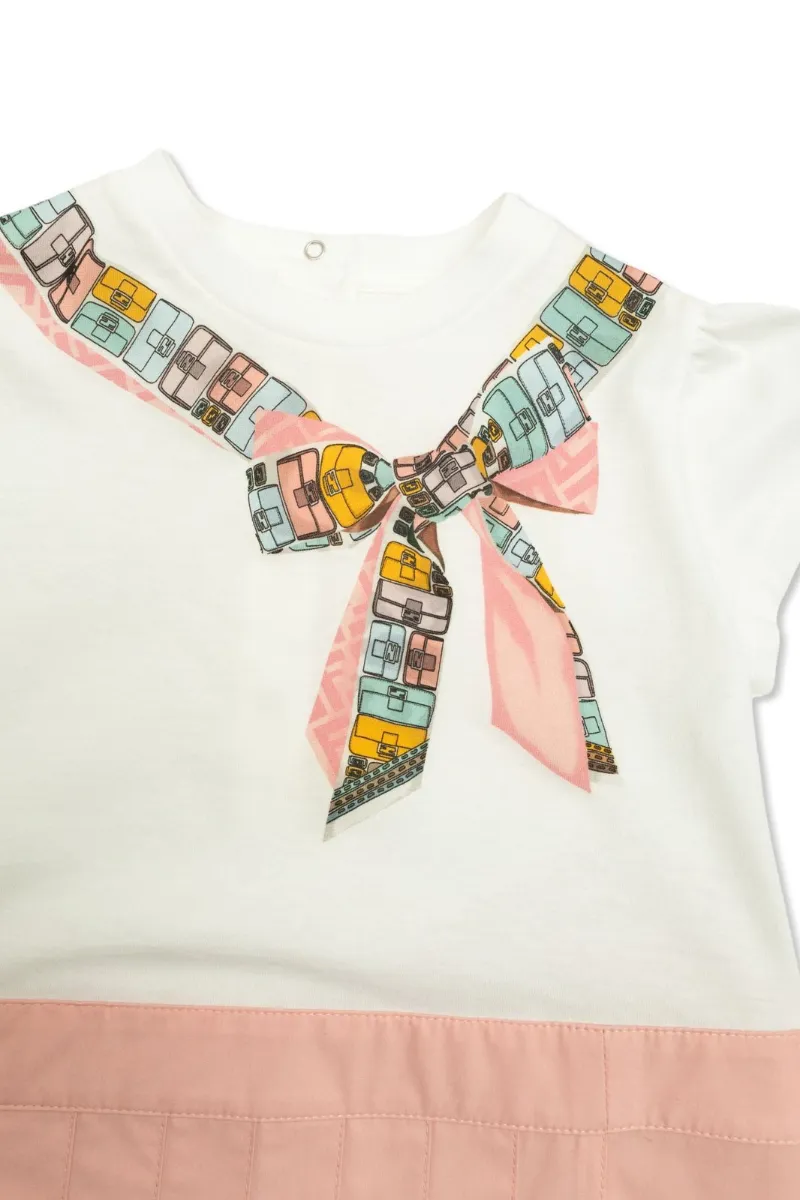 Fendi Kids Tie Printed Dress