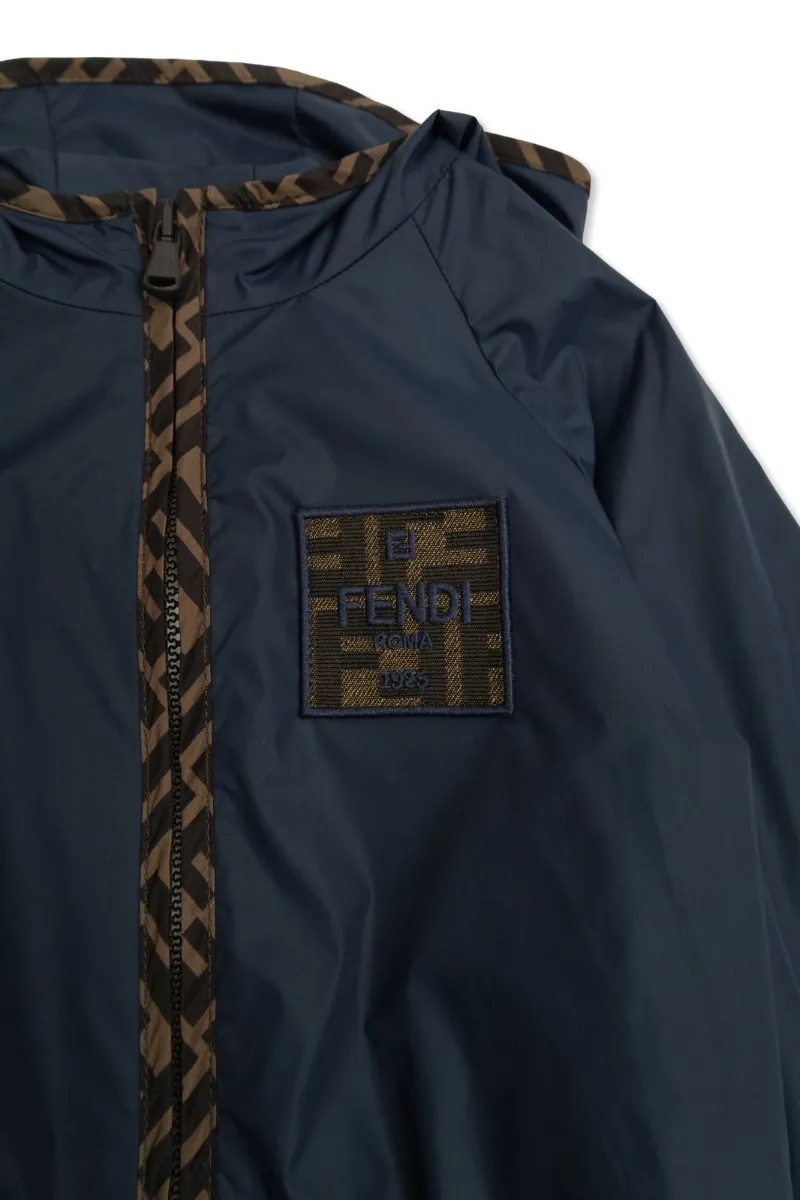 Fendi Kids Logo Detailed Jacket