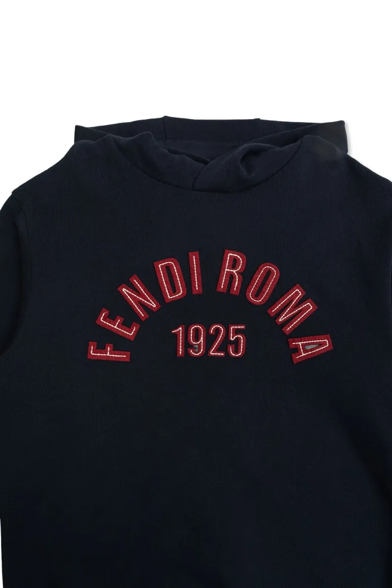 Fendi Kids Logo Patch Hoodie
