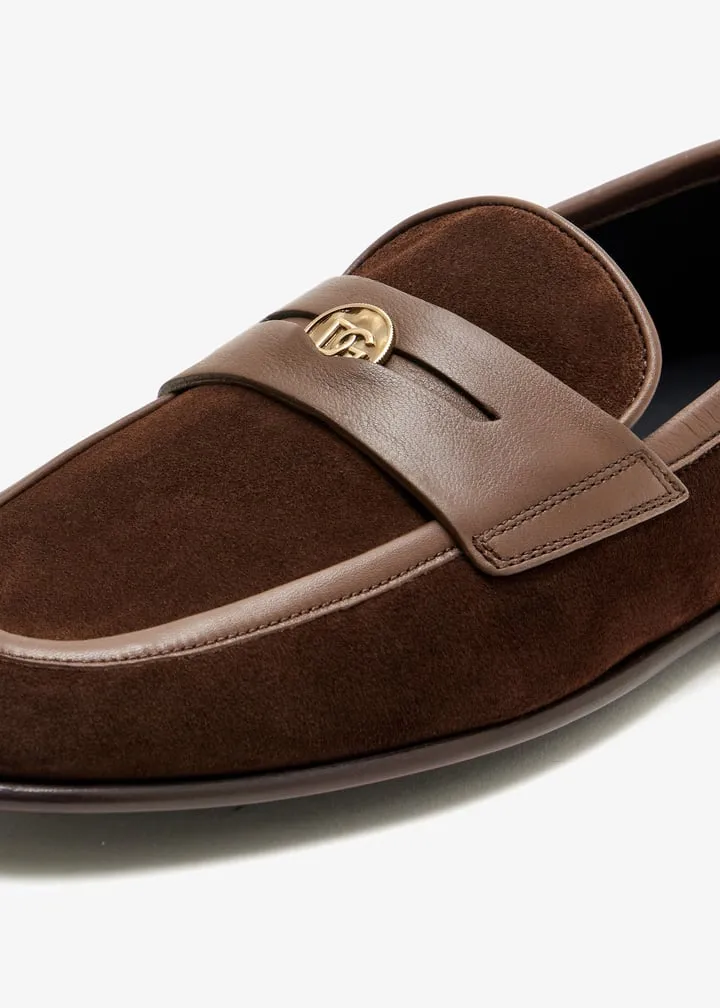 Suede Loafers