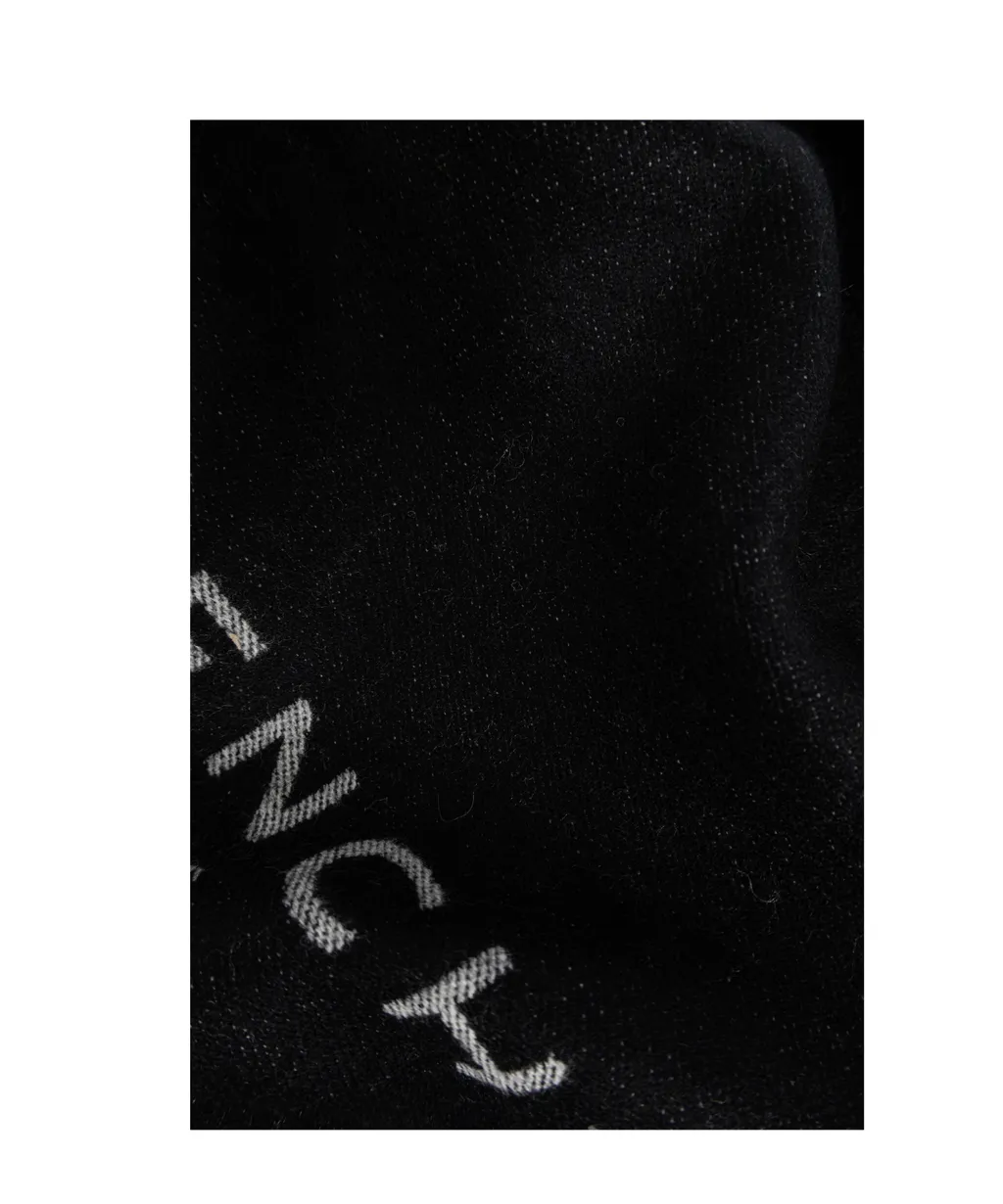 Givenchy Logo Intarsia Knit Scarf
