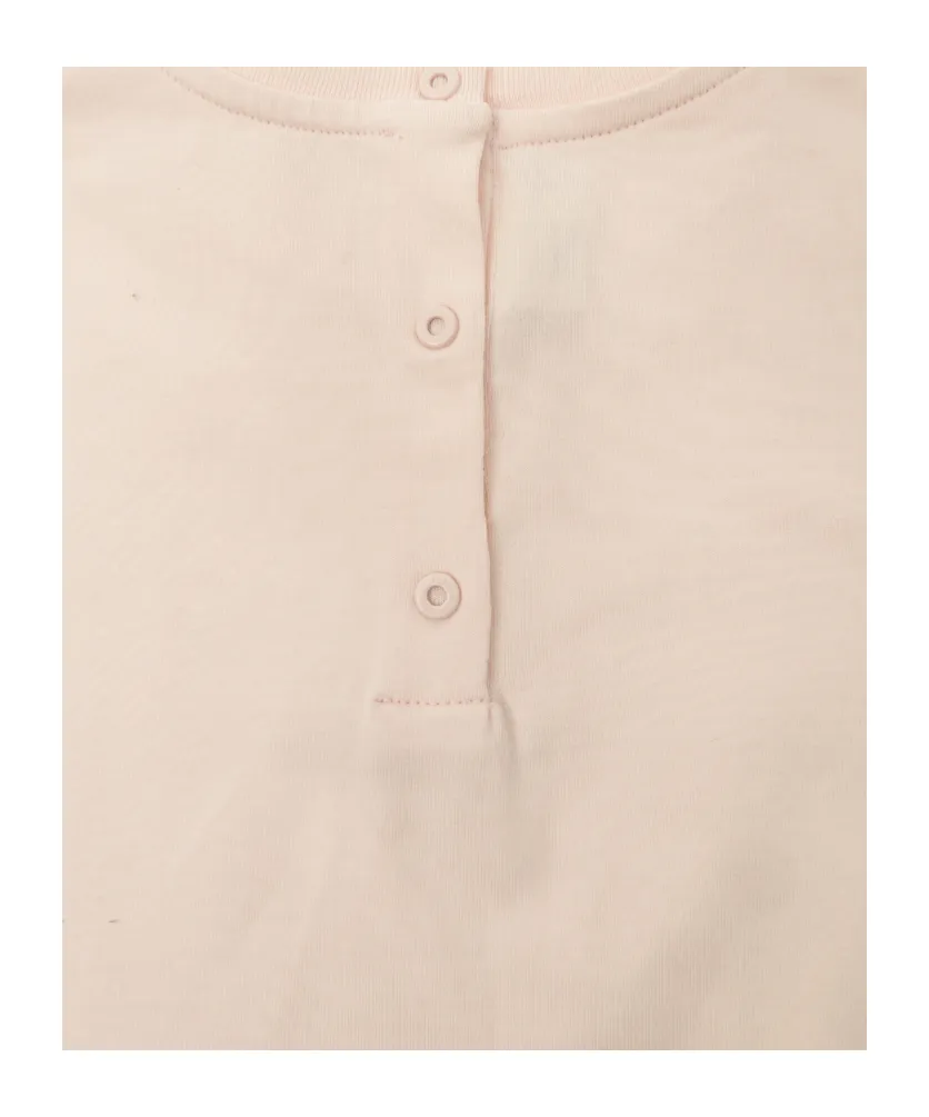 Fendi Kids Logo Embroidered T-Shirt