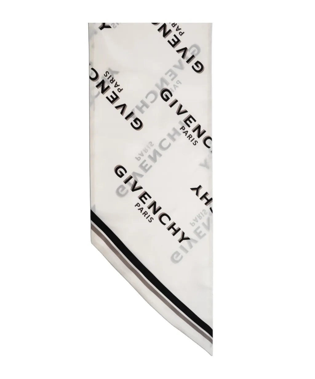 Givenchy Paris Logo Monogram Printed Scarf