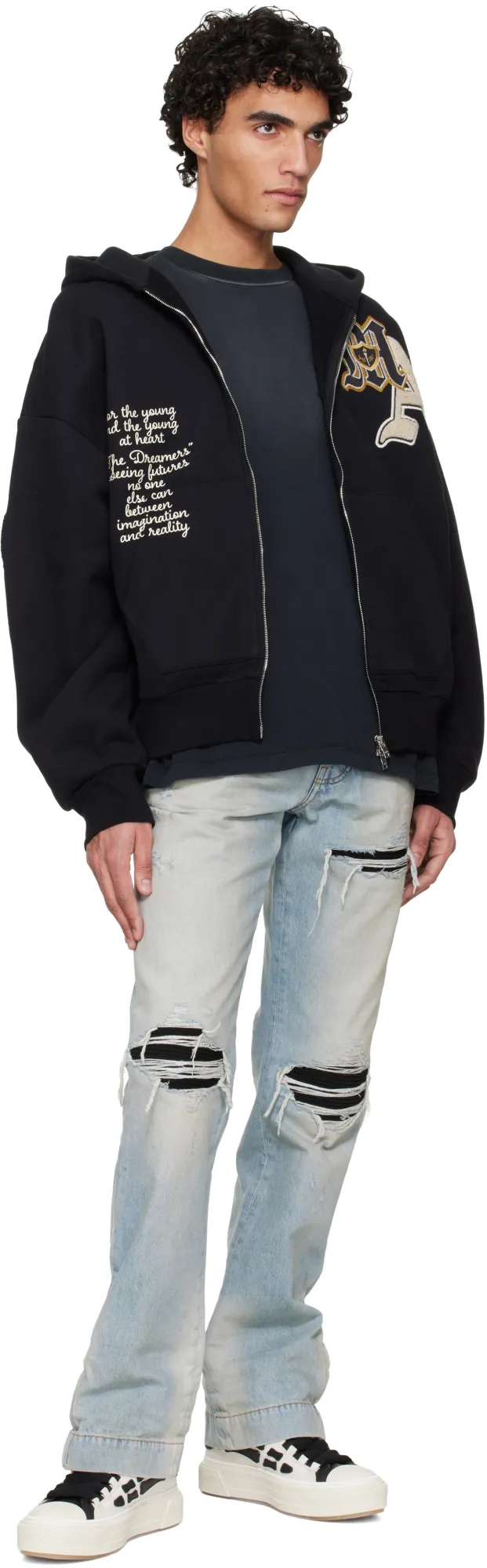 Logo-Appliqu Full-Zip Hoodie