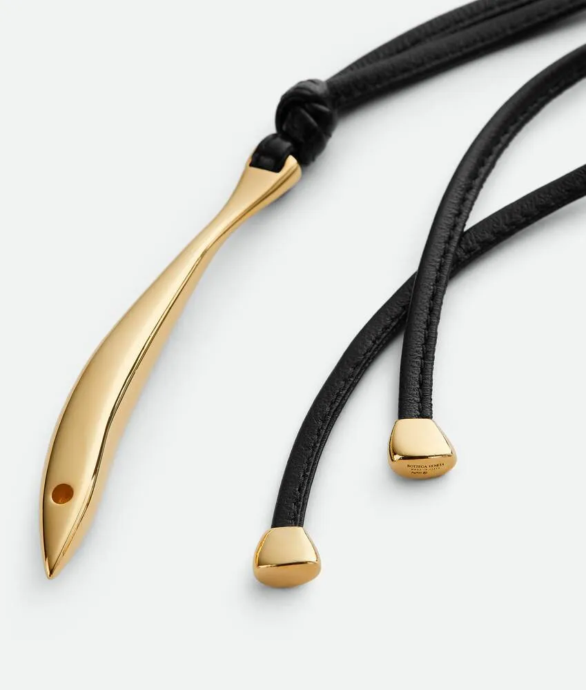 Sardine Leather Necklace