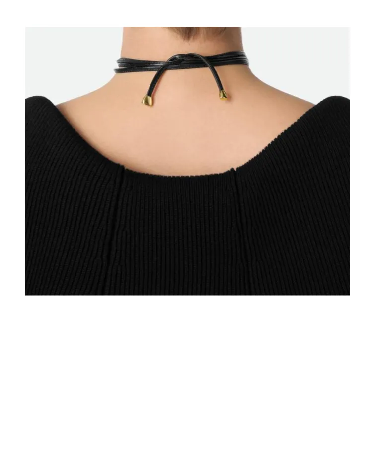Sardine Leather Necklace