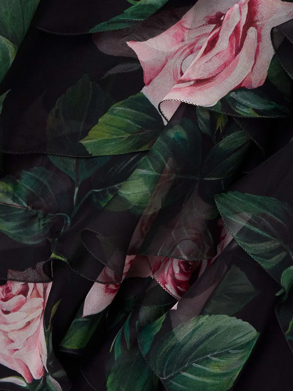 Floral-Print Midi Dress