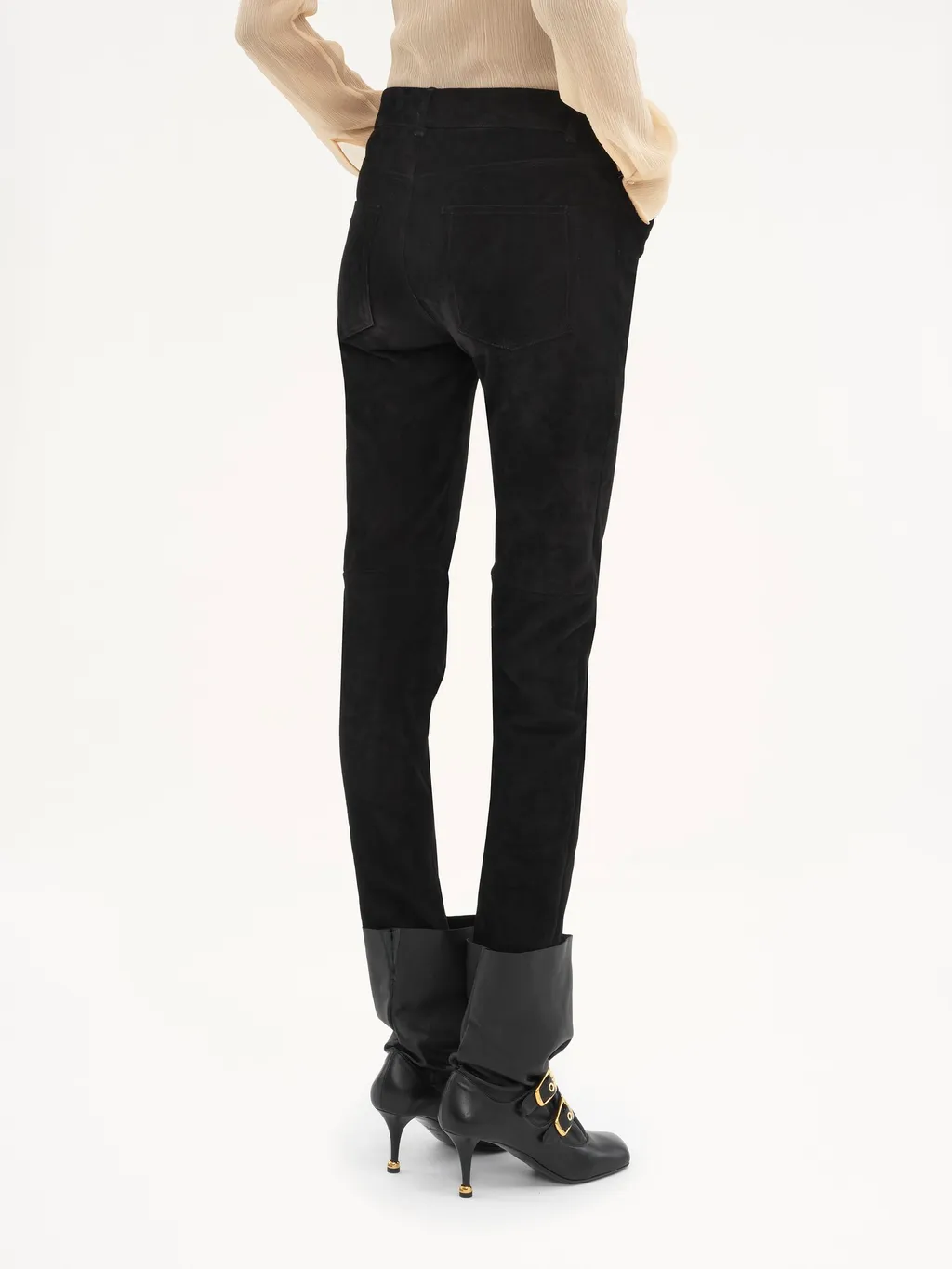 Belt-Loop Casual Pants
