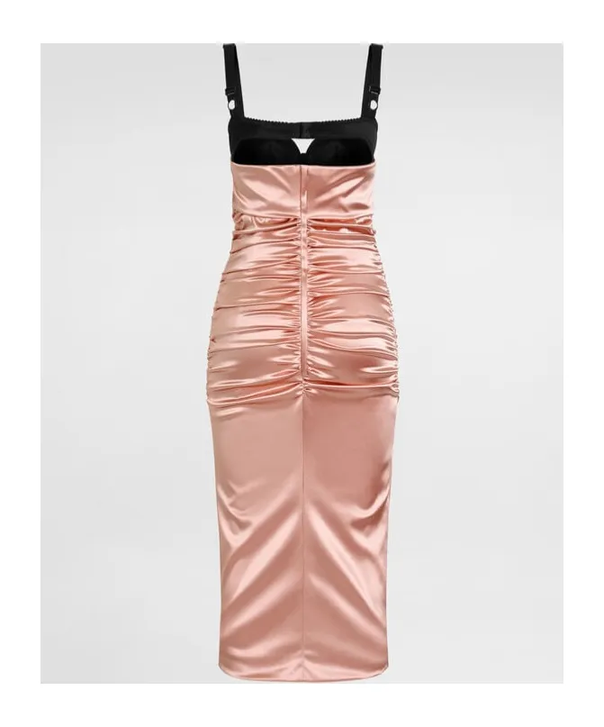 Gathered Midi Dress