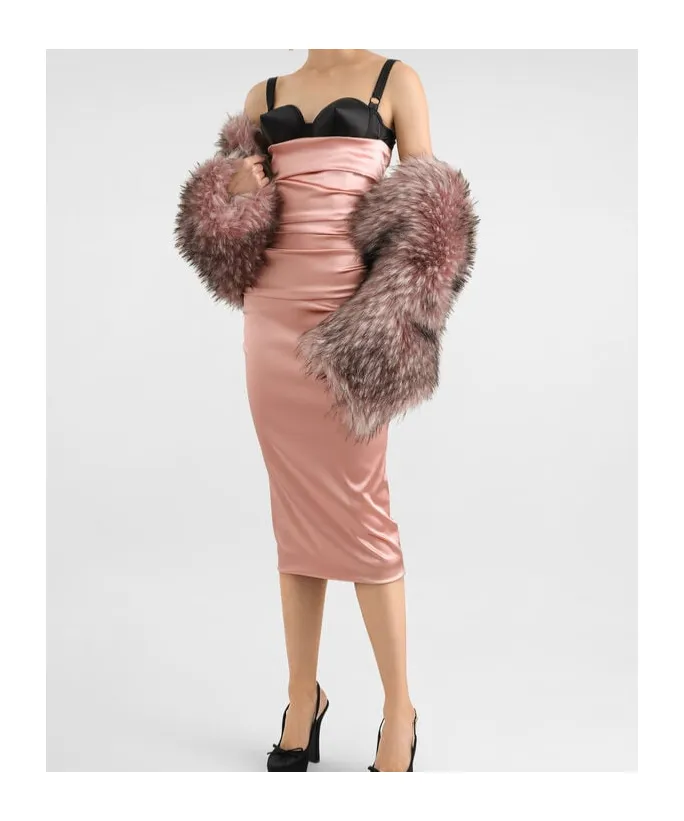 Gathered Midi Dress
