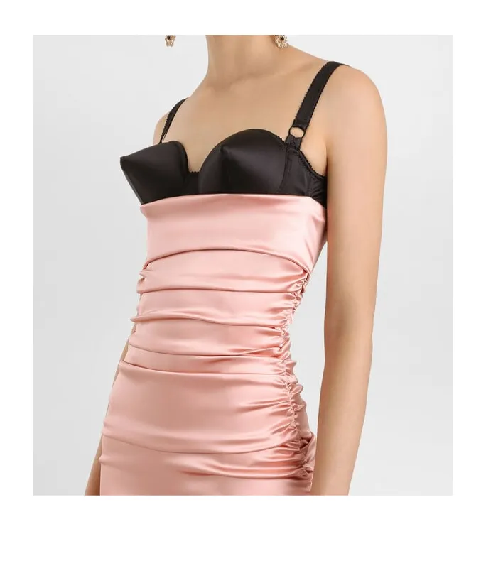 Gathered Midi Dress