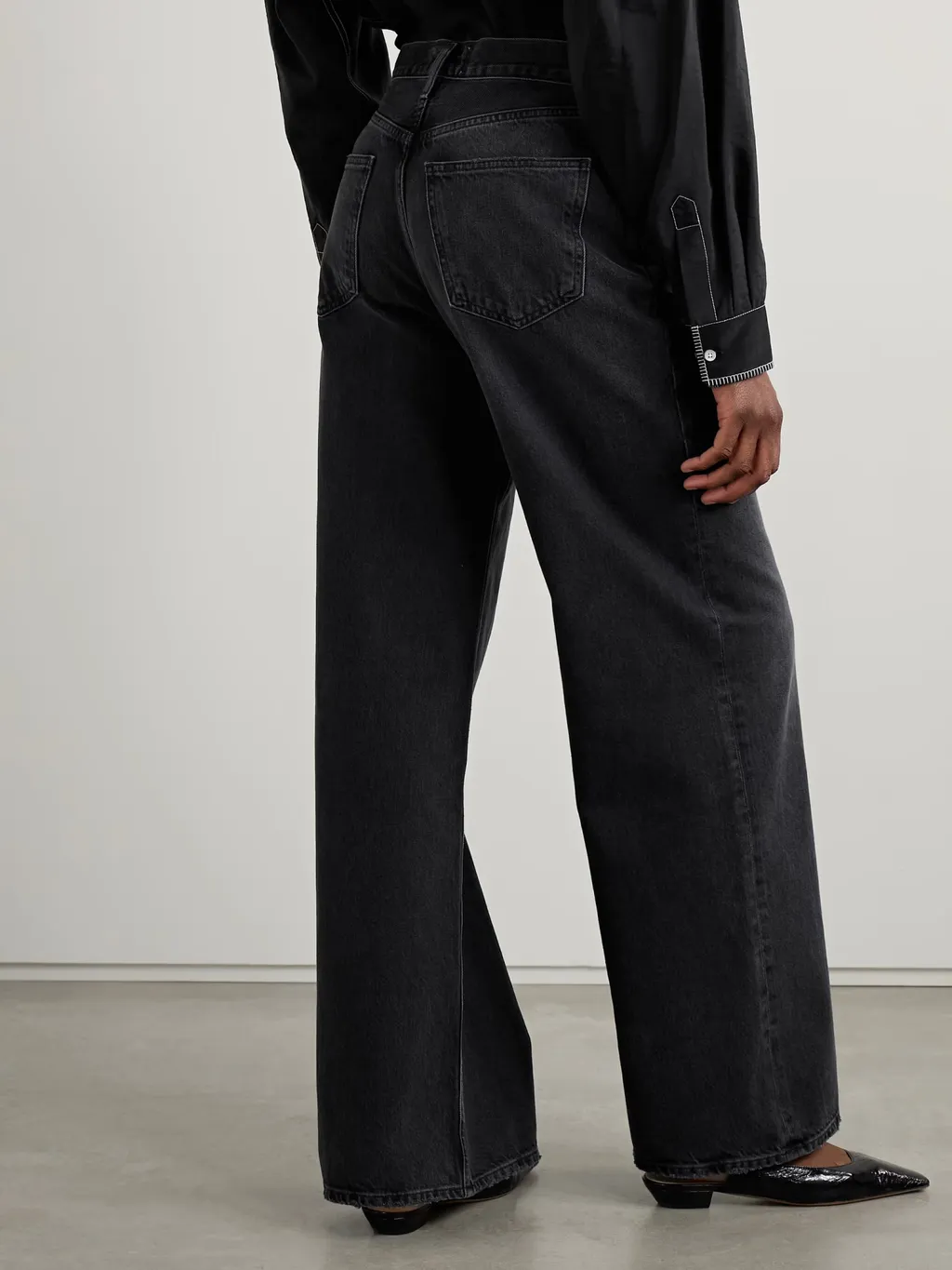 High Waist Straight Jeans