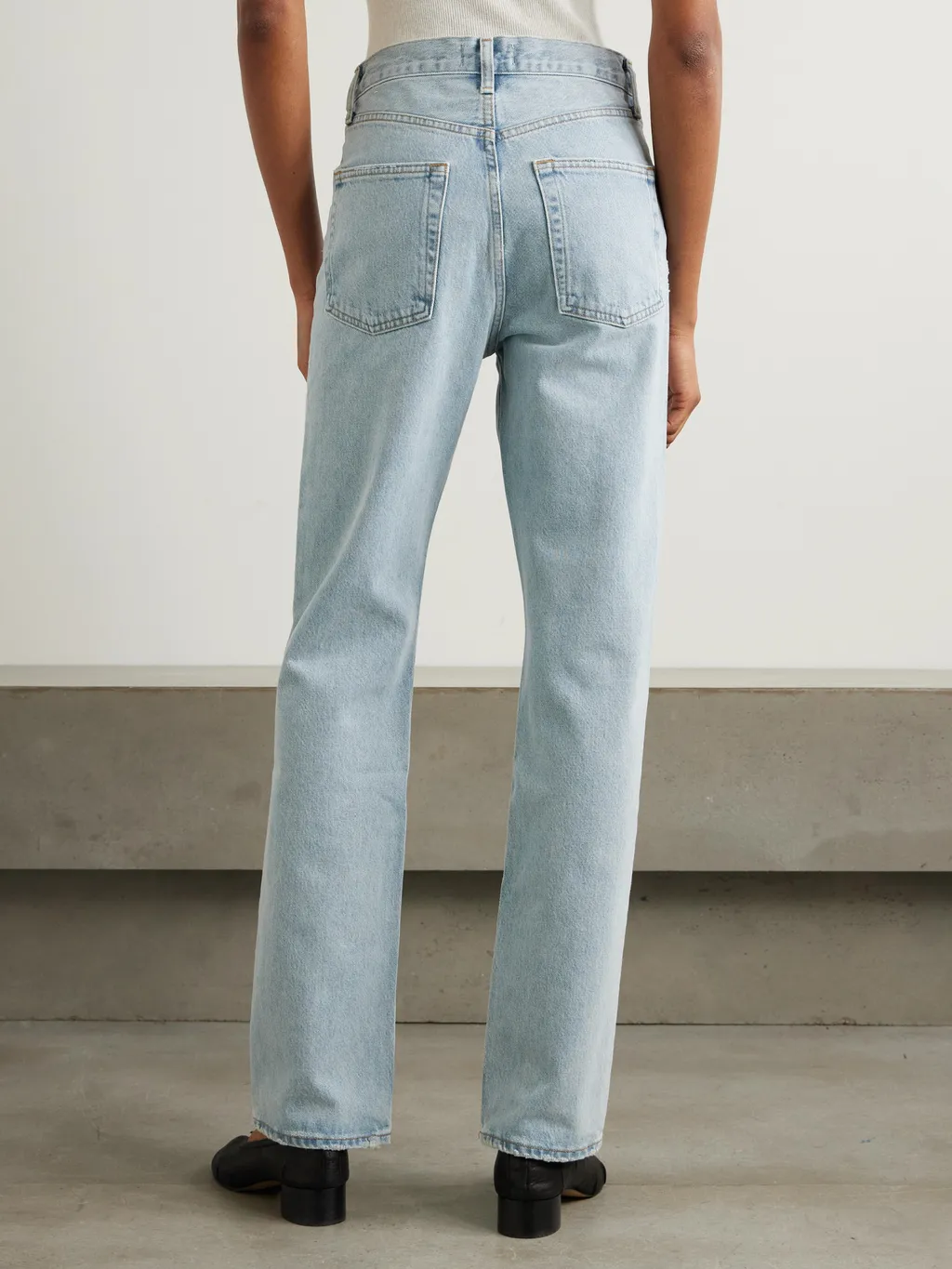 High Waist Straight Jeans