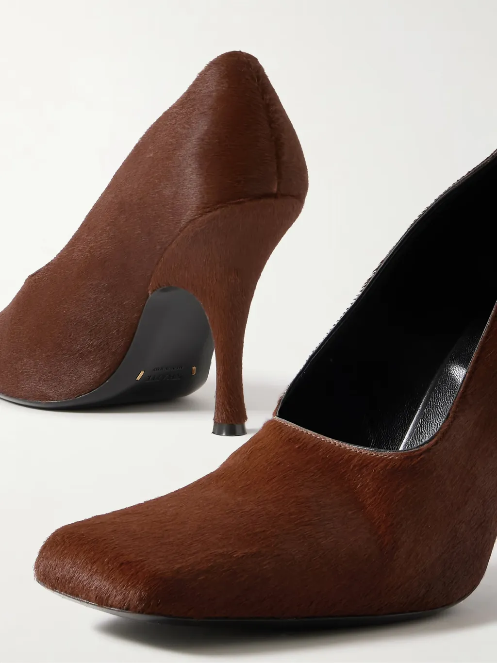 Square-Toe High Heels