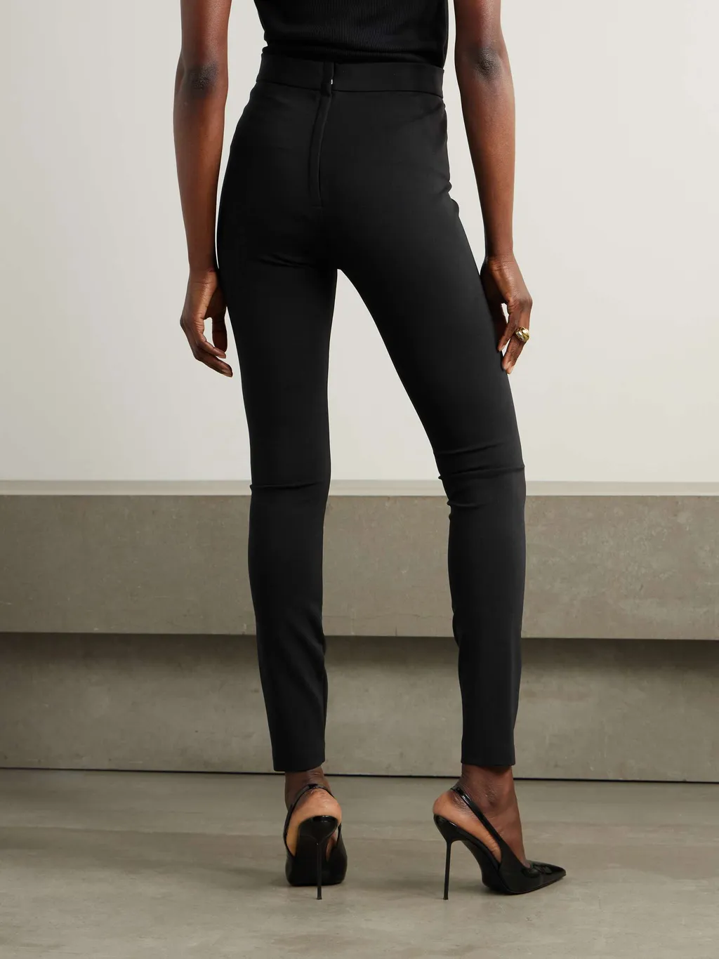 Slim-Cut Tailored Trousers