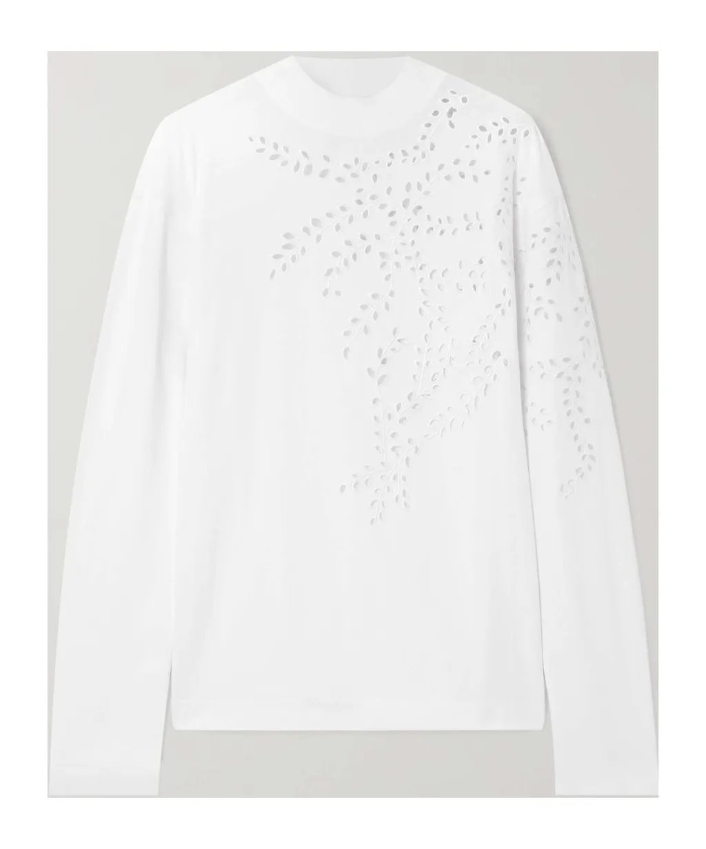 Broderie-Anglaise T-Shirt
