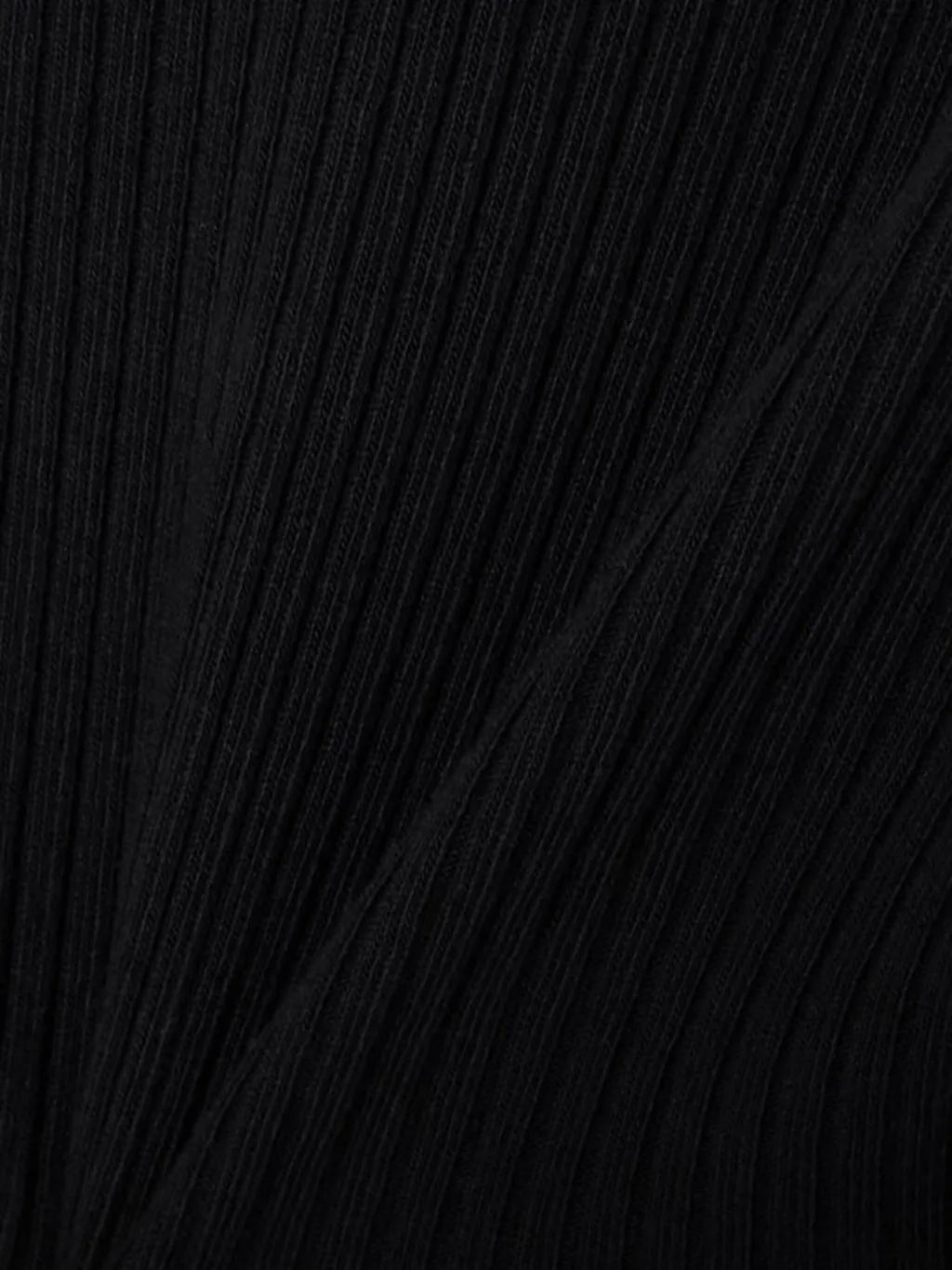 Ribbed Long-Sleeved T-Shirt