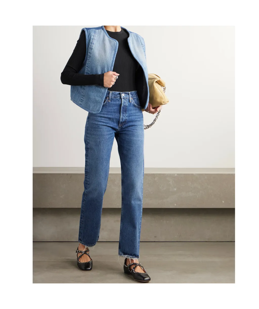 Ribbed Long-Sleeved T-Shirt