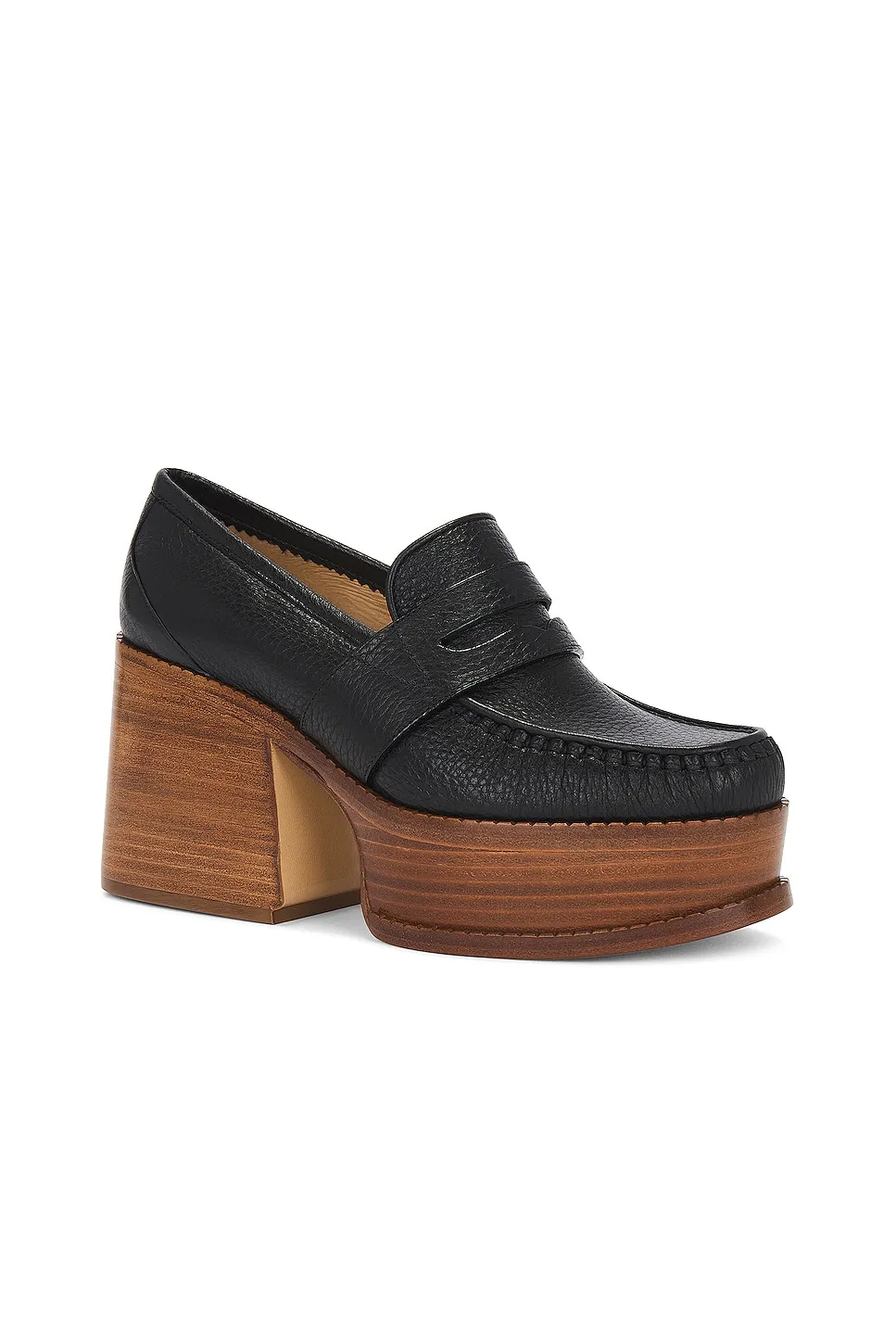 Thick-Soled Loafers