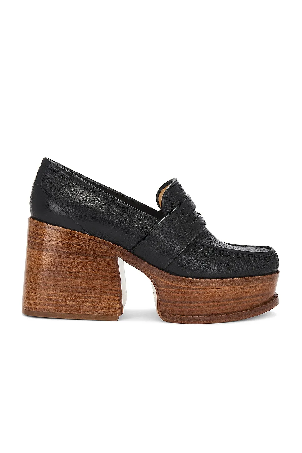Thick-Soled Loafers