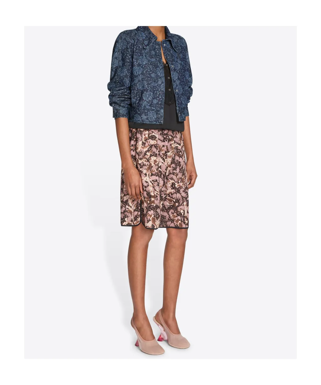 Printed Denim Jacket