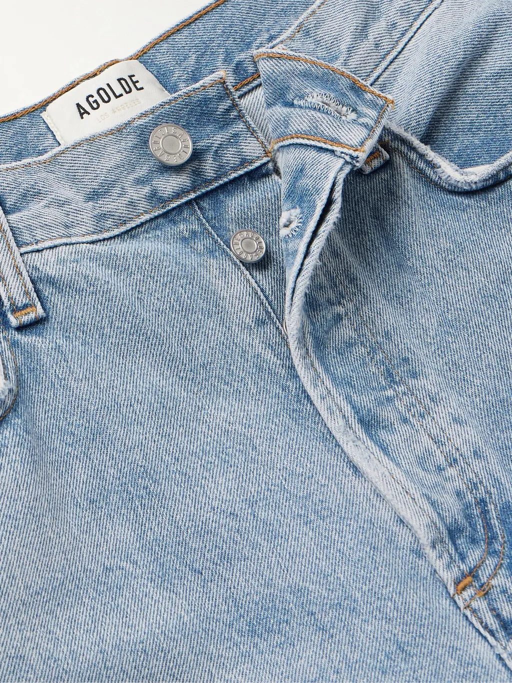 Denim Trousers With Belt Loops