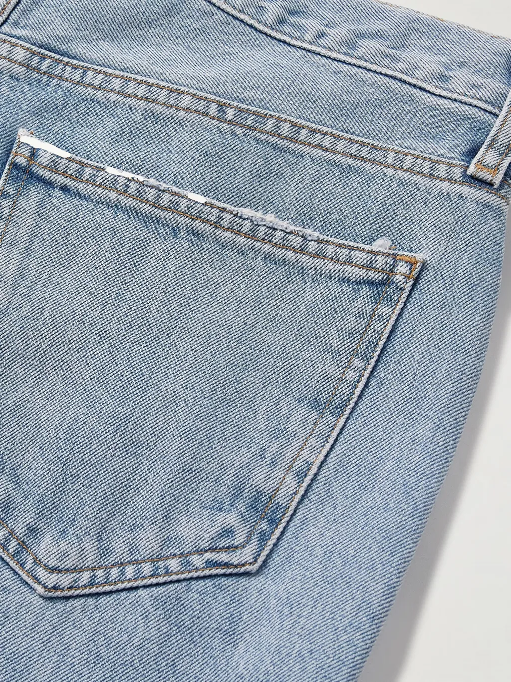 Denim Trousers With Belt Loops