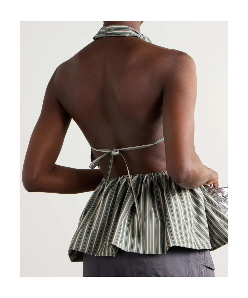 Striped Halter Top