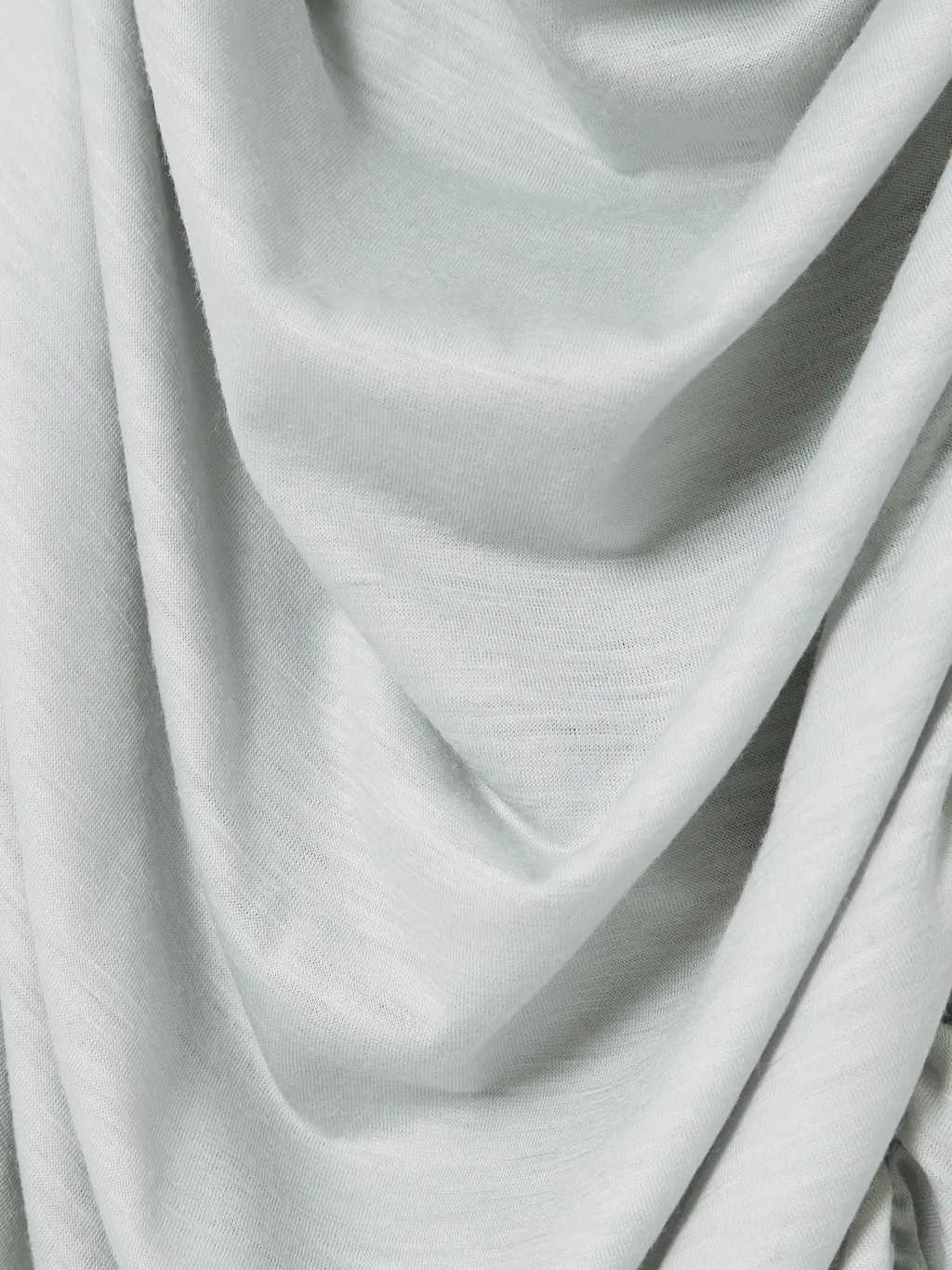 Draped Wool-Jersey Mini Dress