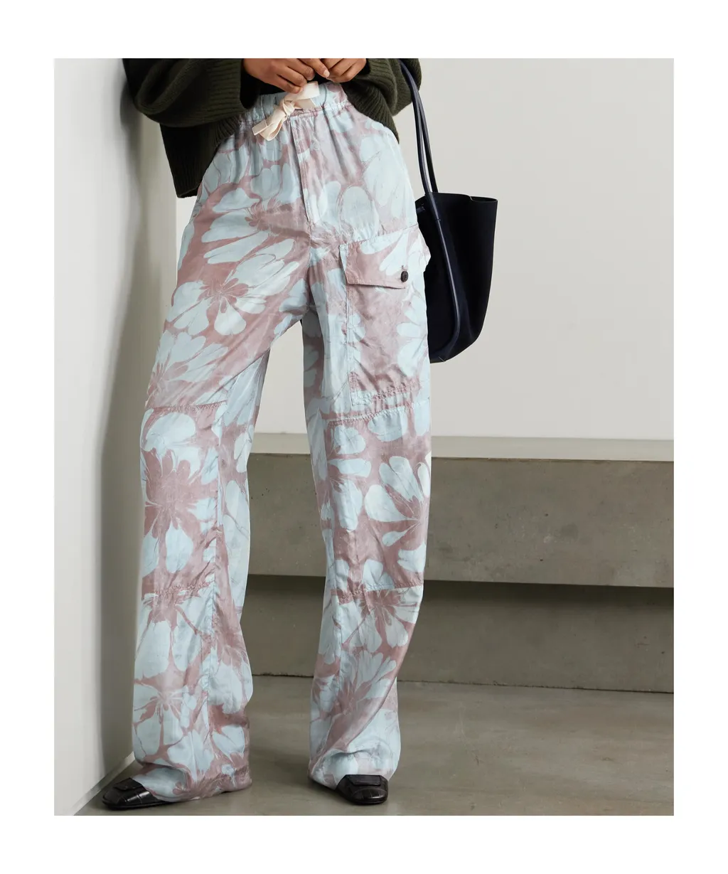 Patterned Casual Pants