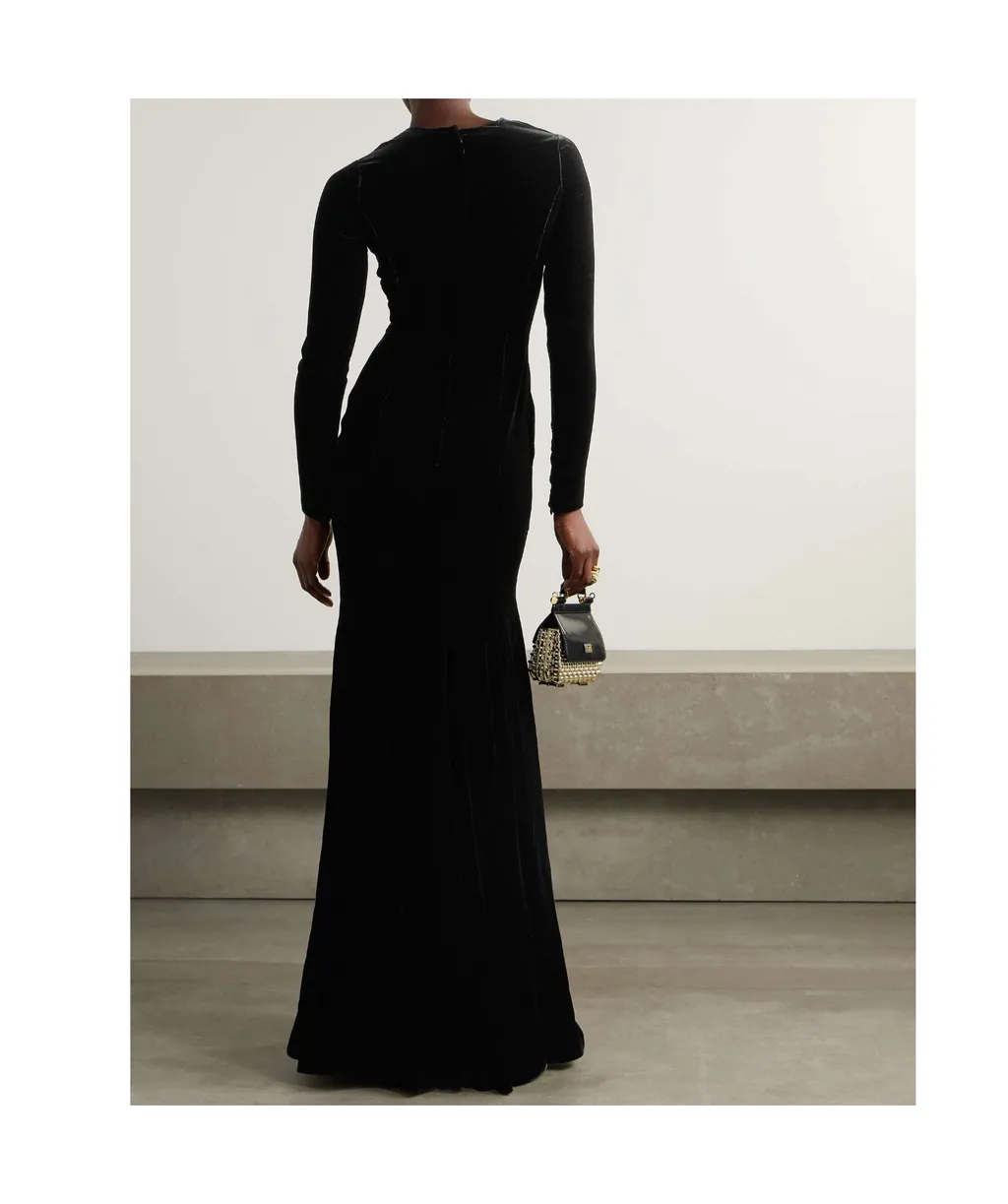 Velvet Maxi Dress