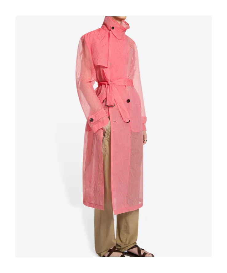 High Collar Long Sleeve Coat