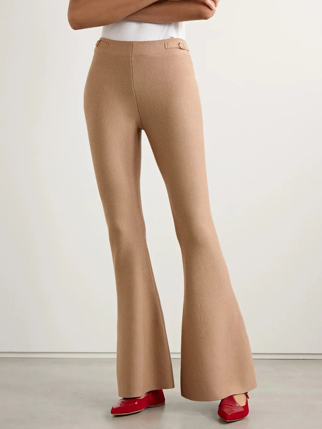 Ayala Knitted Flared Pants