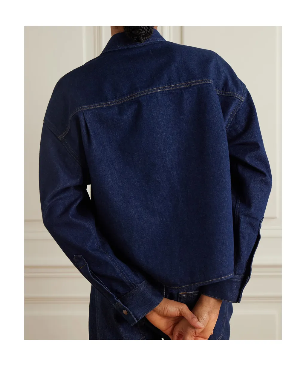 Snap Button Denim Shirt