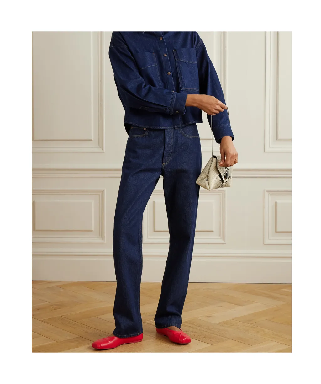 Snap Button Denim Shirt
