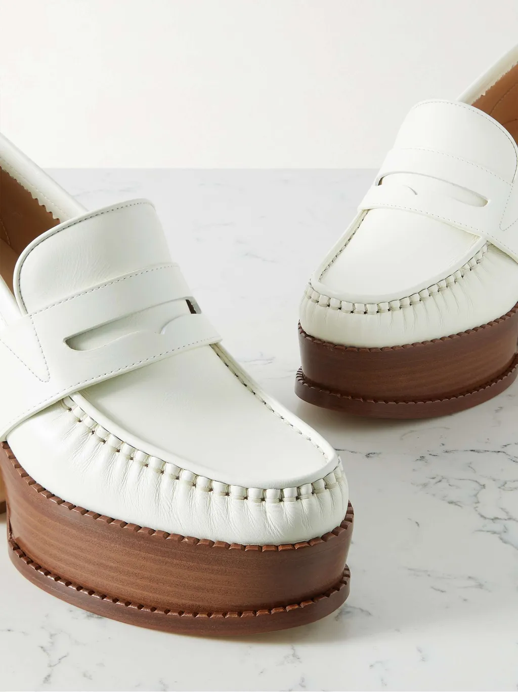 Thick-Soled Loafers