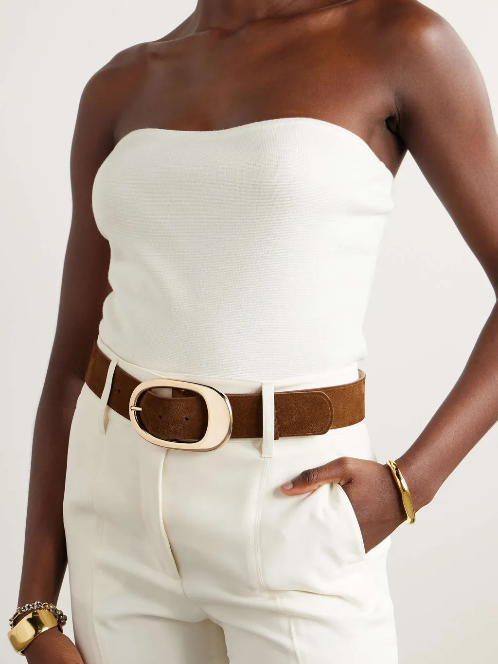 Lozewce Suede Waist Belt