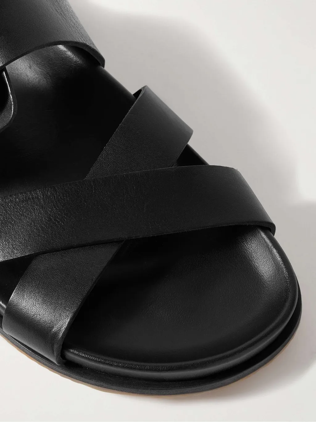 Circe Leather Slides