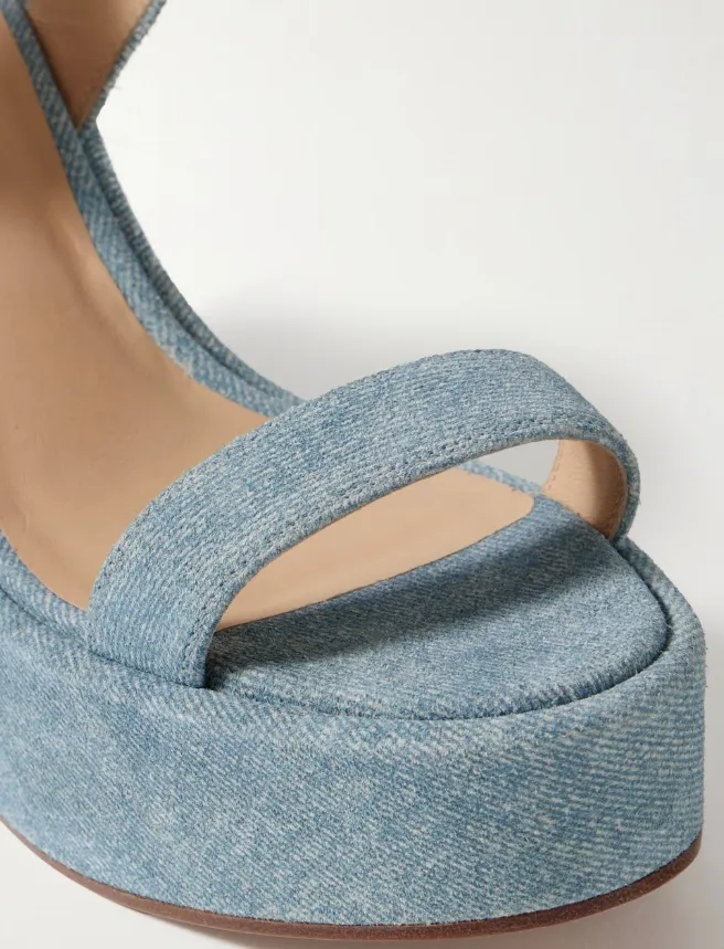 Round Toe High Heel Sandals